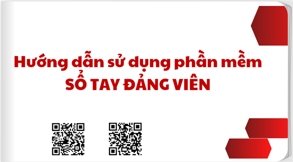 HƯỚNG DẪN SỬ DỤNG PHẦN MỀM SỔ TAY ĐẢNG VIÊN