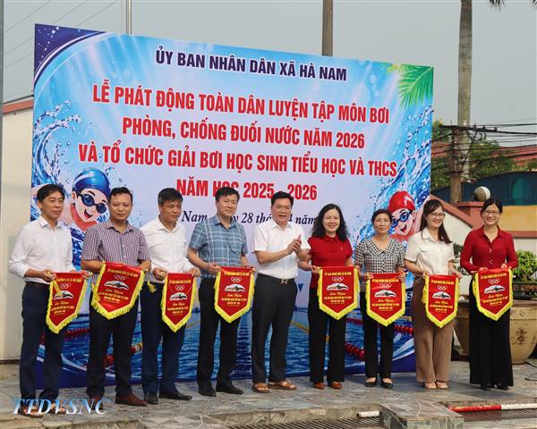Xã Hà Nam phát động toàn dân luyện tập môn bơi và tổ chức Giải bơi học sinh Tiểu học và THCS năm học 2025–2026
