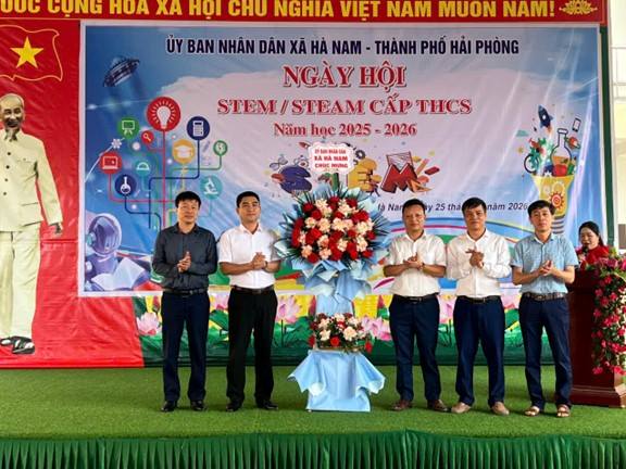 Xã Hà Nam tổ chức thành công Ngày hội STEM/STEAM cấp THCS năm học 2025–2026