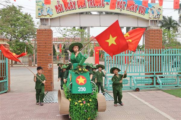 Trường mầm non Thanh An tự hào hướng về lịch sử – Sôi nổi hoạt động chào mừng Ngày Giải Phóng Miền Nam 30-4
