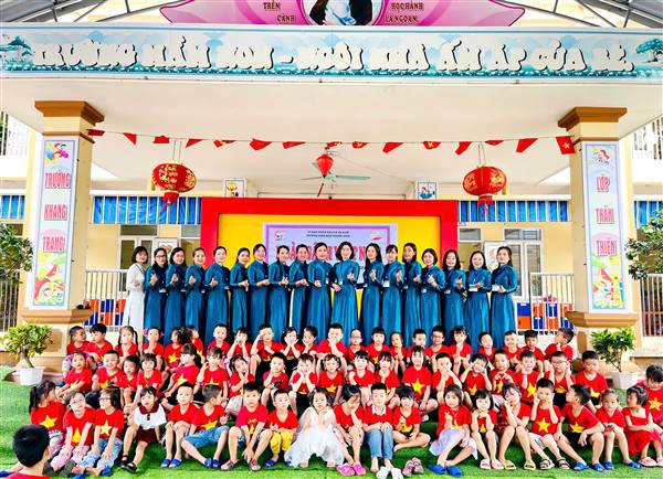 Trường Mầm non Thanh Lang tổ chức Ngày hội “Bé yêu sách” 