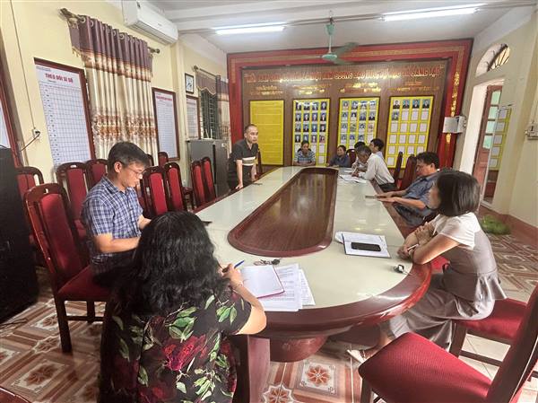 Giám sát đầu tư cộng đồng xây dựng nhà lớp học 3 tầng tại Trường THCS Liên Mạc