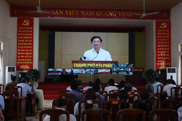 Đoàn đại biểu Quốc hội TP Hải Phòng tiếp xúc cử tri sau Kỳ họp thứ nhất, Quốc hội khóa XVI