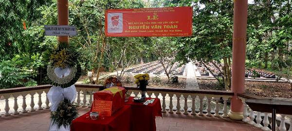 Liệt sĩ Nguyễn Văn Toàn- người con ưu tú của quê hương Hà Nam anh dũng hi sinh vì Tổ quốc
