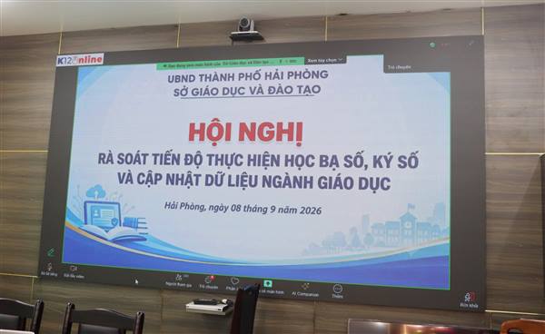 HÀ NAM THAM DỰ HỘI NGHỊ RÀ SOÁT TIẾN ĐỘ HỌC BẠ SỐ, KÝ SỐ VÀ TRIỂN KHAI NHIỆM VỤ GIÁO DỤC THÁNG 9