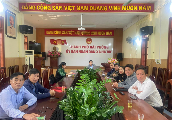 Đảng ủy xã Hà Tây tham dự Hội nghị trực tuyến nghe báo cáo một số nội dung theo Quy chế làm việc của Thành ủy