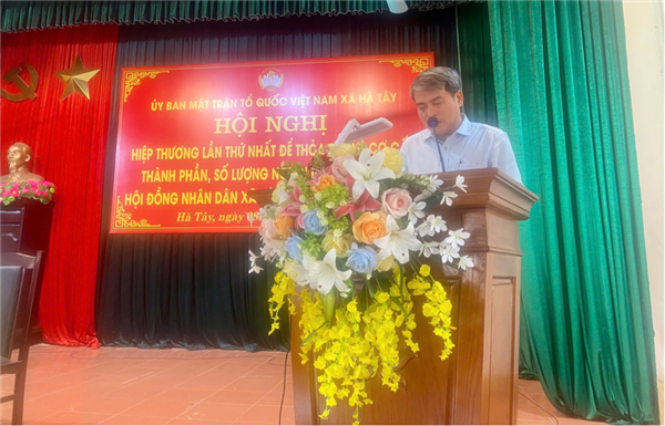 Hà Tây tổ chức Hội nghị Hiệp thương lần thứ nhất bầu cử đại biểu HĐND xã nhiệm kỳ 2026 - 2031