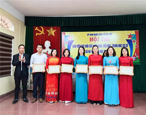 Xã Hà Tây tổ chức Hội thi Giáo viên dạy giỏi cấp: Mầm non, Tiểu học, THCS năm học 2025 – 2026