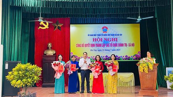 Hội Liên hiệp phụ nữ xã Hà Tây tổ chức Hội nghị Ban chấp hành lần thứ I, nhiệm kỳ 2021 - 2026