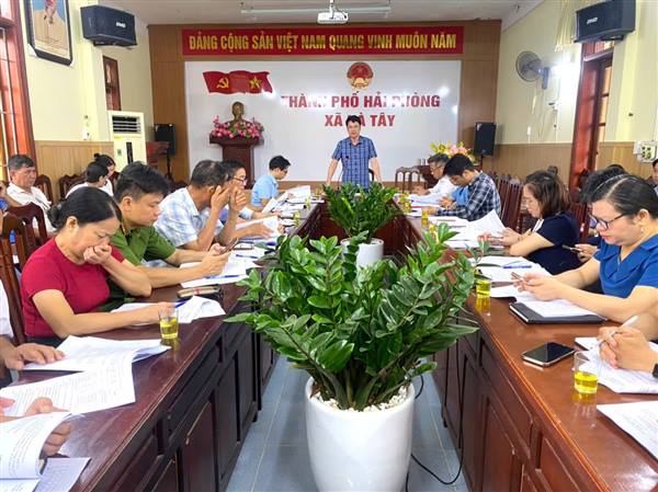 Xã Hà Tây chủ động ứng phó với bão số 3