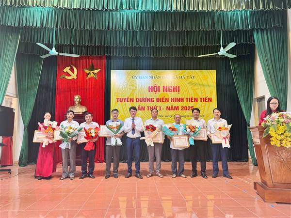 Xã Hà Tây tuyên dương điển hình tiên tiến lần thứ I, giai đoạn 2025–2030