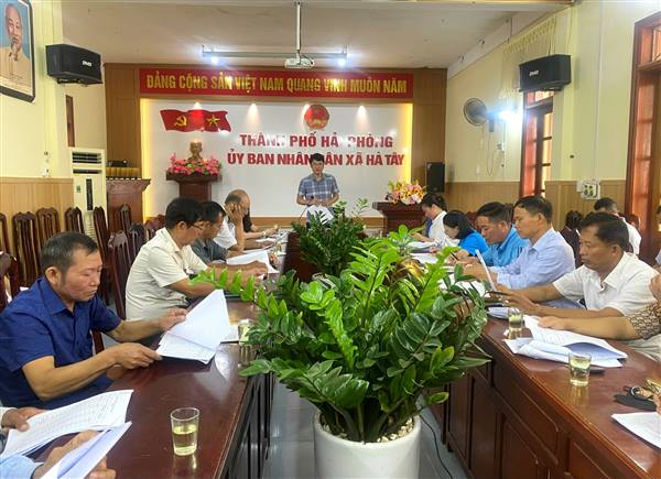 Xã Hà Tây triển khai Kế hoạch thu thuế sử dụng đất phi nông nghiệp, hoa lợi công sản và Quỹ phòng chống thiên tai năm 2025