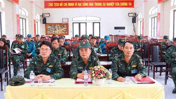 Xã Hà Tây chủ động, tích cực chuẩn bị cho diễn tập chiến đấu trong khu vực phòng thủ năm 2026