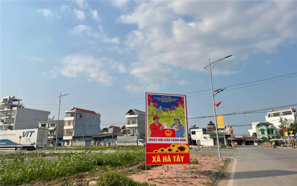 Xã Hà Tây tăng cường tuyên truyền bầu cử đại biểu Quốc hội khóa XVI và đại biểu HĐND các cấp nhiệm kỳ 2026–2031