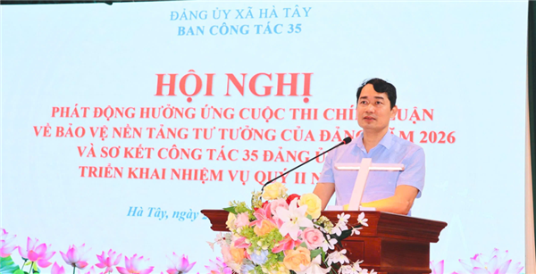 Hội nghị phát động Cuộc thi chính luận về bảo vệ nền tảng tư tưởng của Đảng năm 2026 và sơ kết công tác quý I, triển khai nhiệm vụ quý II năm 2026