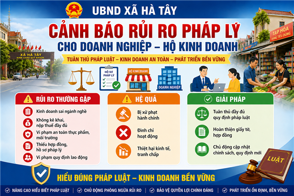 Cảnh báo rủi ro pháp lý cho doanh nghiệp-hộ kinh doanh