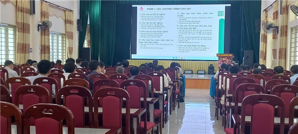 Phòng giao dịch NHCSXH Thanh Hà tập huấn nghiệp vụ ủy thác cho vay thông qua các tổ chức Chính trị - xã hội