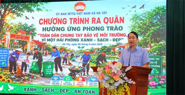 Hà Tây ra quân hưởng ứng phong trào “toàn dân chung tay bảo vệ môi trường, vì một hải phòng xanh - sạch - đẹp”