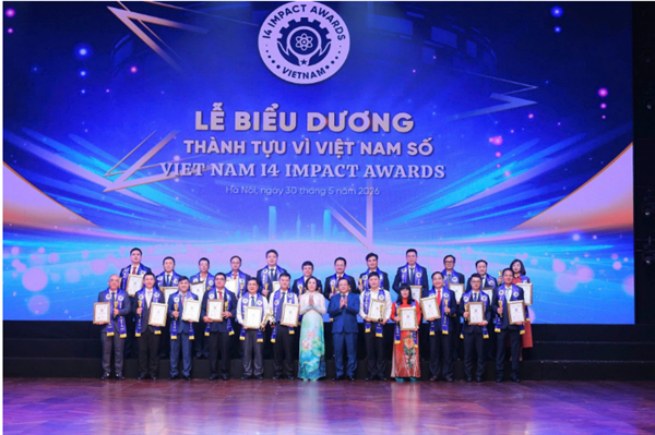 Vinh danh 142 giải pháp có "Thành tựu tác động vì Việt Nam số" năm 2026