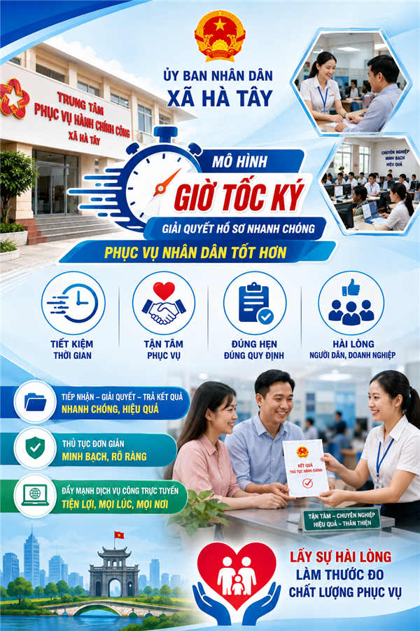 Báo cáo kết quả thực hiện mô hình “Giờ tốc ký” trong giải quyết hồ sơ thủ tục hành chính tại Trung tâm Phục vụ hành chính công