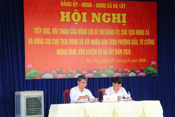 Hà Tây tổ chức hội nghị tiếp xúc, đối thoại với nhân dân 4 thôn