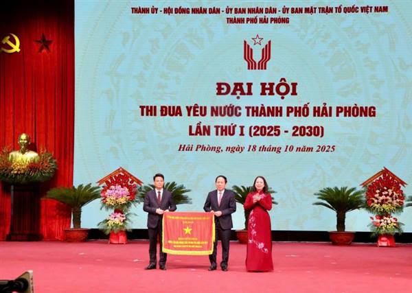 TRUYỀN HÌNH TRỰC TIẾP: ĐẠI HỘI THI ĐUA YÊU NƯỚC THÀNH PHỐ HẢI PHÒNG LẦN THỨ I (2025 - 2030)