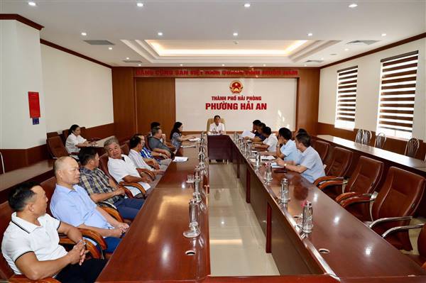 Uỷ ban nhân dân phường  Hải An họp Ban Quản lý các nghĩa trang trên địa bàn phường 