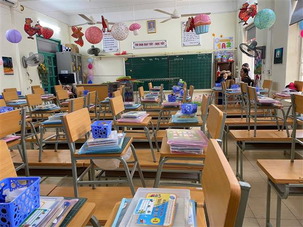 CÔNG TÁC PHÒNG, CHỐNG BÃO SỐ 11 (MATMO) TẠI TRƯỜNG TIỂU HỌC ĐẰNG HẢI