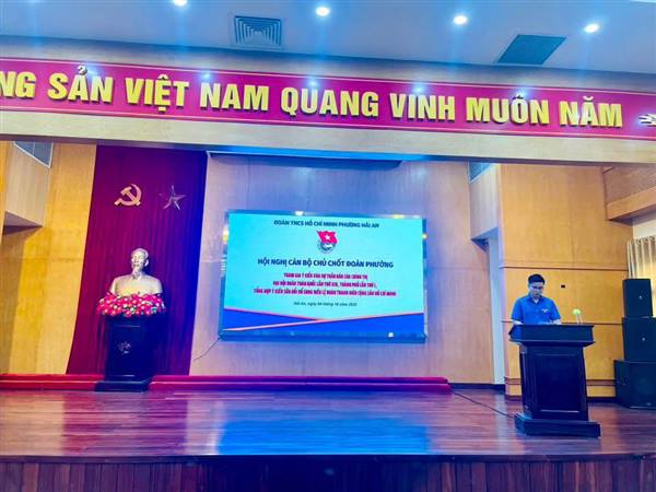 HỘI NGHỊ CÁN BỘ CHỦ CHỐT GIỚI THIỆU NHÂN SỰ BAN CHẤP HÀNH ĐOÀN PHƯỜNG HẢI AN NHIỆM KỲ 2025–2030; THAM GIA Ý KIẾN VÀO DỰ THẢO BÁO CÁO CHÍNH TRỊ ĐẠI HỘI ĐOÀN TOÀN QUỐC LẦN THỨ XIII, THÀNH PHỐ LẦN THỨ I, TỔNG HỢP Ý KIẾN SỬA ĐỔI BỔ SUNG ĐIỀU LỆ ĐOÀN TNCS HỒ CHÍ MINH