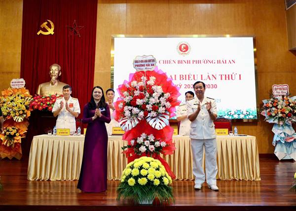 ĐẠI HỘI ĐẠI BIỂU HỘI CỰU CHIẾN BINH PHƯỜNG HẢI AN LẦN THỨ I, NHIỆM KỲ 2025-2030 THÀNH CÔNG TỐT ĐẸP