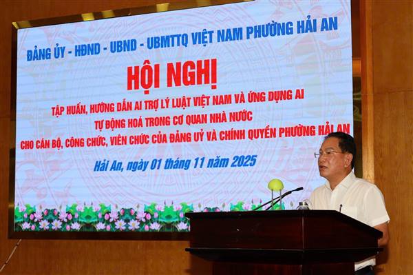 HỘI NGHỊ TẬP HUẤN ỨNG DỤNG AI TRONG CƠ QUAN NHÀ NƯỚC