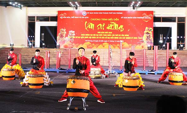 Phường Hải An tổ chức Chương trình biểu diễn Lân Sư Rồng chào đón năm mới 2026