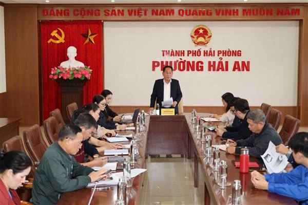 Uỷ ban nhân dân phường Hải An tổ chức Hội nghị triển khai Kế hoạch số 163/KH-UBND
