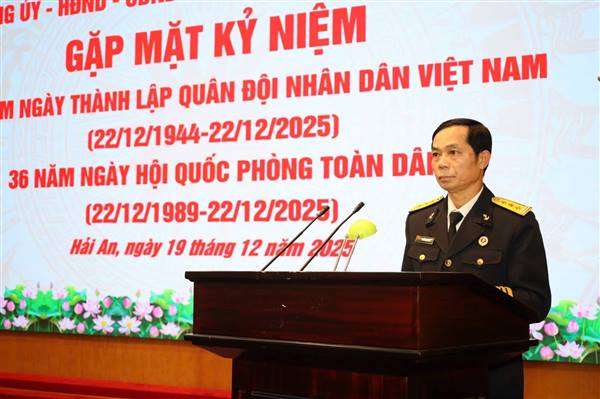  PHƯỜNG HẢI AN GẶP MẶT KỶ NIỆM 81 NĂM
NGÀY THÀNH LẬP QUÂN ĐỘI NHÂN DÂN VIỆT NAM