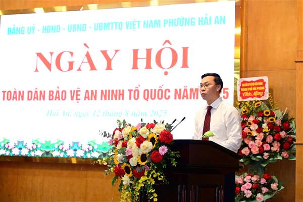 Phường Hải An: Sôi nổi khí thế “Ngày hội Toàn dân bảo vệ An ninh Tổ quốc” năm 2025 
