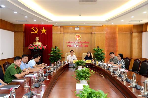 ĐIỂM CẦU PHƯỜNG HẢI AN DỰ PHIÊN HỌP TRỰC TUYẾN THƯỜNG KỲ THÁNG 7/2025 CỦA UBND THÀNH PHỐ HẢI PHÒNG
