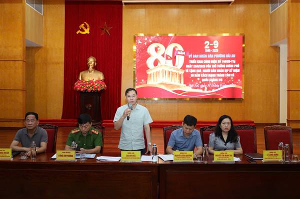Phường Hải An họp triển khai công tác tặng quà người dân dịp kỷ niệm 80 năm Cách mạng tháng Tám và Quốc khánh 2/9.