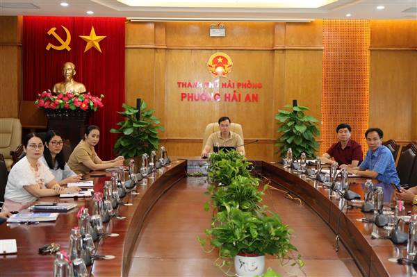 Phường Hải An dự hội nghị tập huấn trực tuyến về chức năng, nhiệm vụ ngành Nội vụ