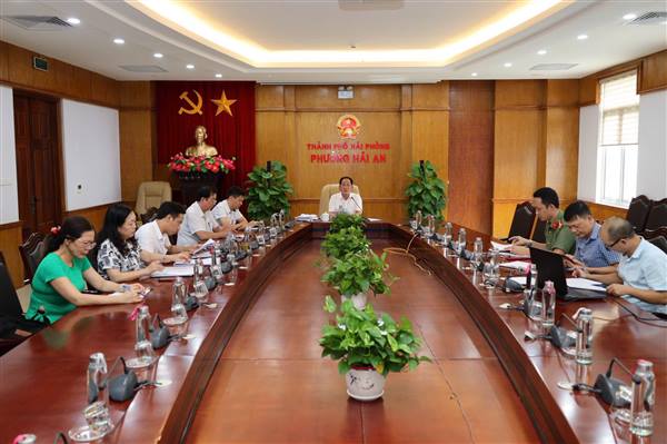 BAN CƯỠNG CHẾ PHƯỜNG HẢI AN HỌP TRIỂN KHAI PHƯƠNG ÁN CƯỠNG CHẾ THU HỒI ĐẤT THUỘC DỰ ÁN ĐẦU TƯ XÂY DỰNG TUYẾN ĐƯỜNG VÀNH ĐAI 2