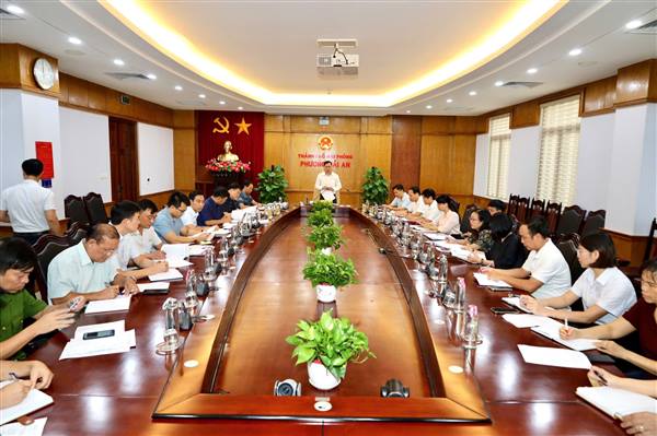 UỶ BAN NHÂN DÂN PHƯỜNG HẢI AN HỌP NGHE BÁO CÁO VỀ CÔNG TÁC TUYỂN QUÂN NĂM 2026