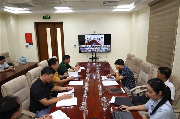 Phường Hải An tham dự họp trực tuyến về công tác di dời dân, phòng chống bão số 9