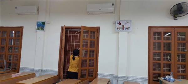 CÔNG TÁC PHÒNG, CHỐNG BÃO SỐ 9 (bão RAGASA) TẠI TRƯỜNG TIỂU HỌC TRÀNG CÁT