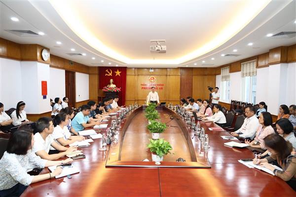 UBND phường Hải An nghe báo cáo công tác cải cách hành chính