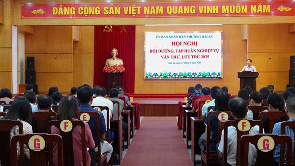 Phường Hải An tổ chức tập huấn vận hành phần mềm HPNET cho cán bộ, công chức, viên chức