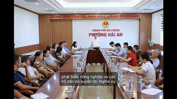 Phường Hải An đối thoại, vận động bàn giao mặt bằng Dự án Nhà ga hàng hóa – Cảng hàng không quốc tế Cát Bi