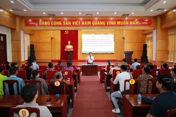 UBND PHƯỜNG HẢI AN ĐỐI THOẠI VỚI CÁC HỘ DÂN THU HỒI ĐẤT DỰ ÁN TUYẾN ĐƯỜNG VÀNH ĐAI 2
