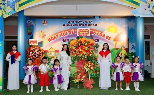 Trường mầm non Tràng Cát tổ chức “Ngày Hội đến trường của bé” Năm học 2025 – 2026.