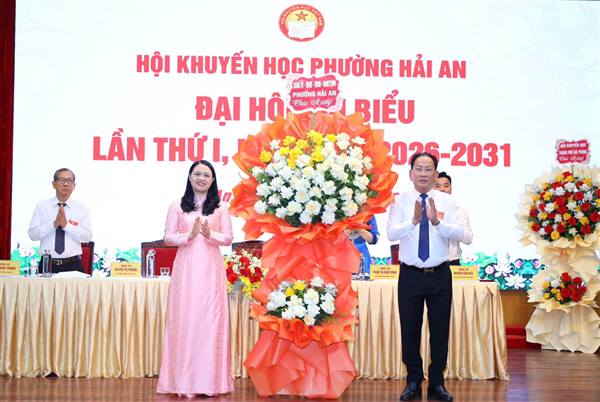 HỘI KHUYẾN HỌC PHƯỜNG HẢI AN TỔ CHỨC ĐẠI HỘI ĐẠI BIỂU LẦN THỨ I, NHIỆM KỲ 2026 - 2031 THÀNH CÔNG TỐT ĐẸP