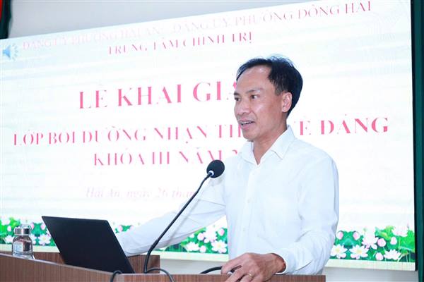 KHAI GIẢNG LỚP BỒI DƯỠNG NHẬN THỨC VỀ ĐẢNG KHOÁ III NĂM 2026