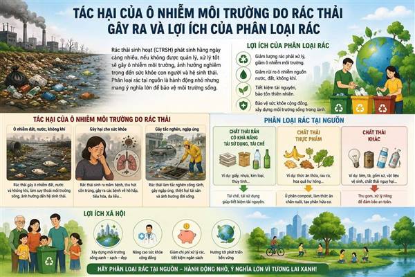 Phân loại rác thải ngay tại nguồn ngay tại hộ gia đình